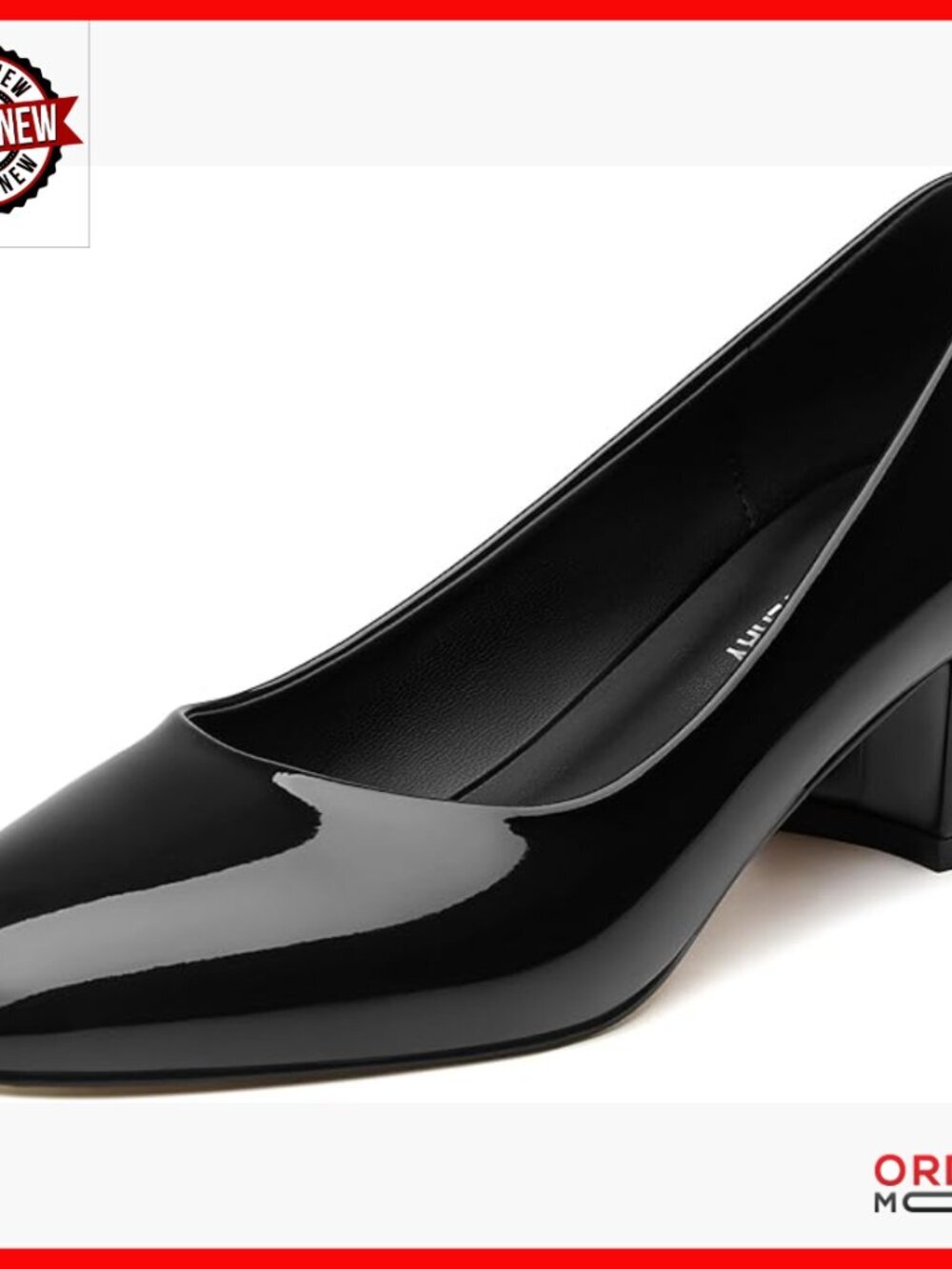 Women's Chunky Block Heel Pumps 2 Inch Low Heel Comfortable Dress Shoes